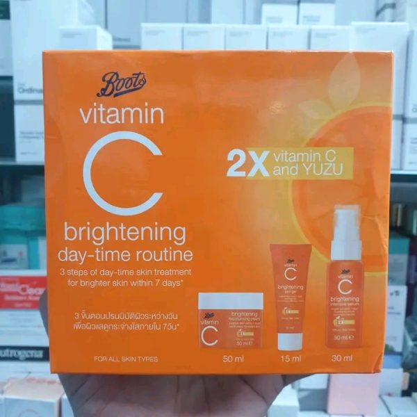 Boots Vitamin C Night-Time Brightening Routine 3 Pcs (Set)