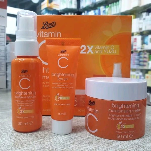 Boots Vitamin C Night-Time Brightening Routine 3 Pcs (Set) - Image 2