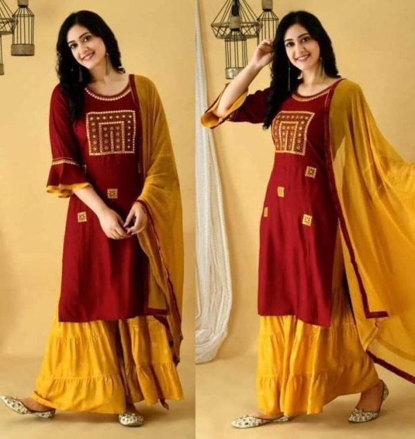 Readymade Premium Embroidered Kameez Set SP-18317490 - Image 2