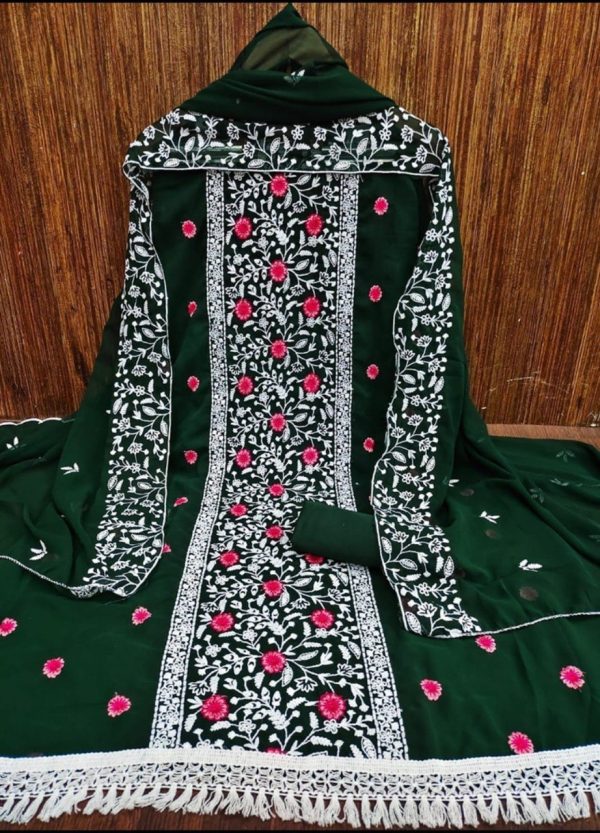 Luxury Georgette Kameez Set with Elegant Embroidery SP18314490 - Image 4