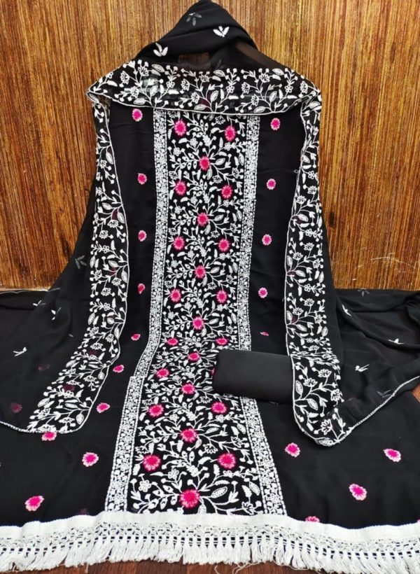 Luxury Georgette Kameez Set with Elegant Embroidery SP18314490 - Image 2
